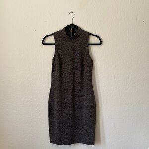 Cecico Grey Knit Halter Neck Dress